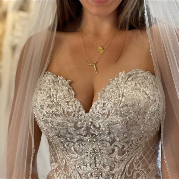 NWT Stella York Wedding Gown - Picture 4 of 8